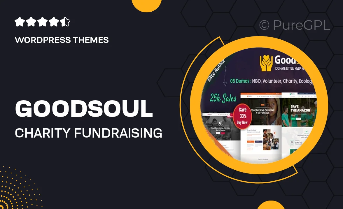 GoodSoul – Charity & Fundraising WordPress Theme