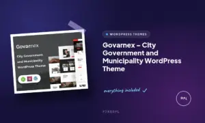 govarnex city government and municipality wordpress theme