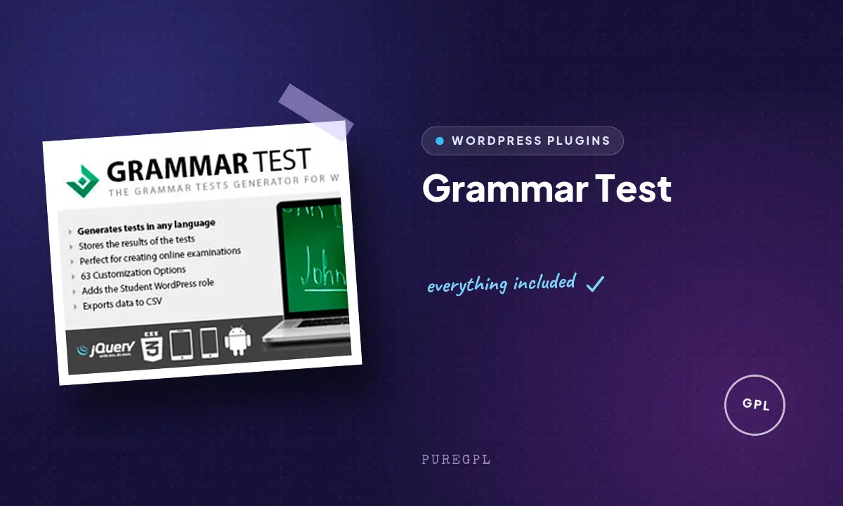 Grammar Test
