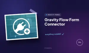 gravity flow form connector