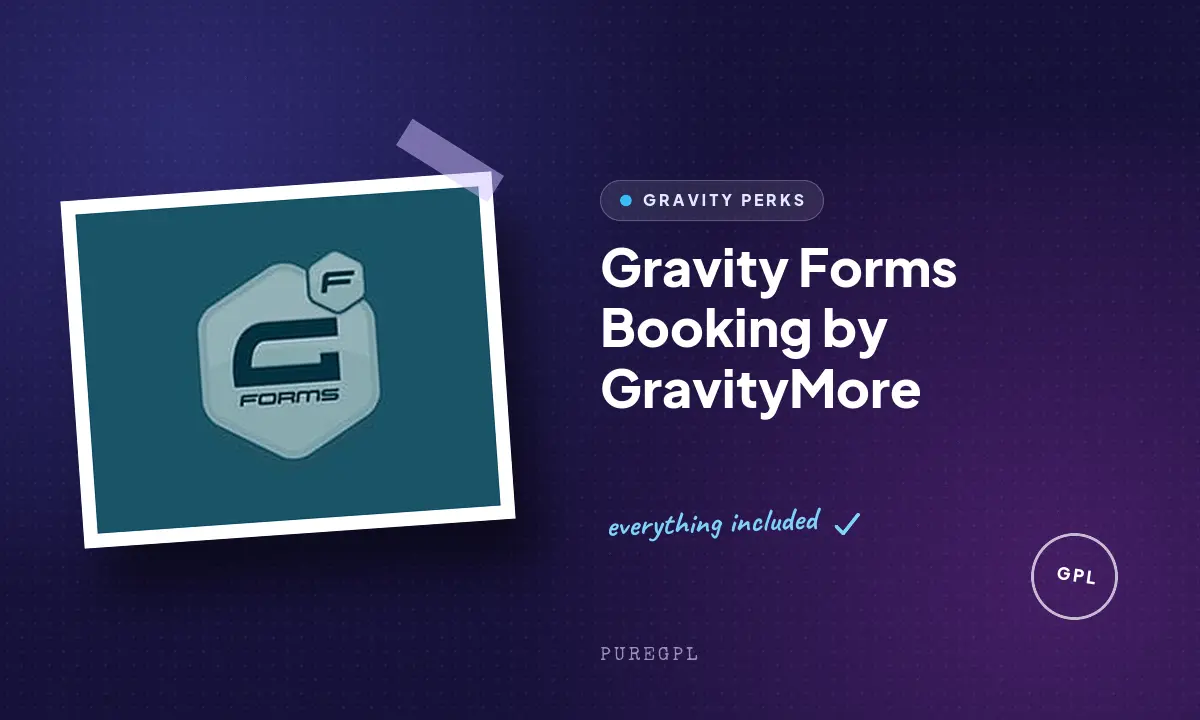 Gravity forms | Booking by GravityMore