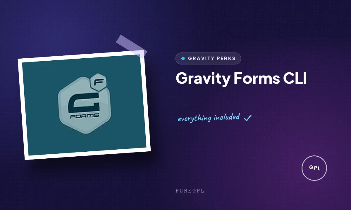 Gravity forms | CLI