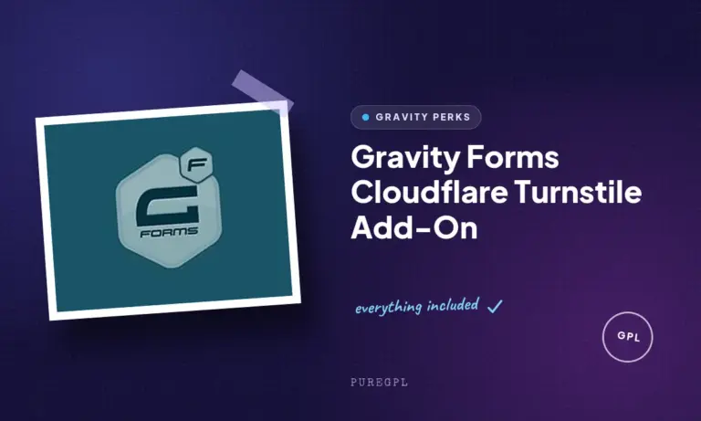 gravity forms cloudflare turnstile add on