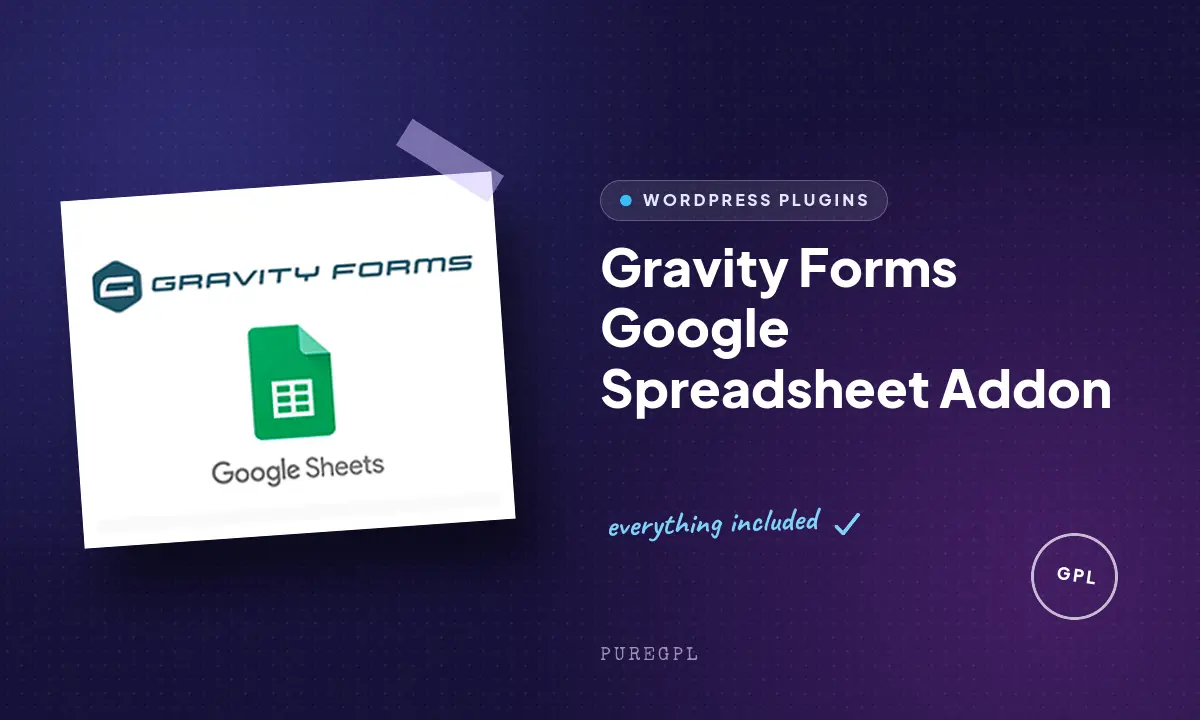 Gravity Forms Google Spreadsheet Addon