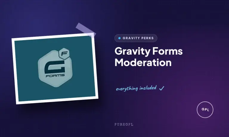gravity forms moderation