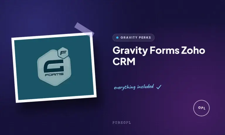 gravity forms zoho crm