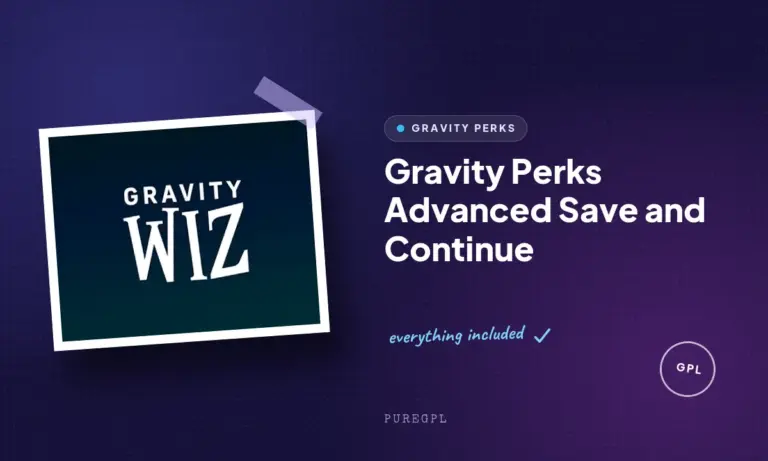 gravity perks advanced save and continue