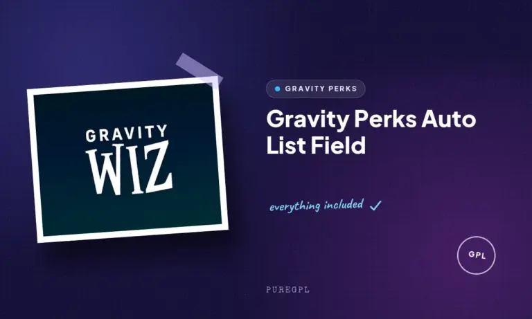 gravity perks auto list field