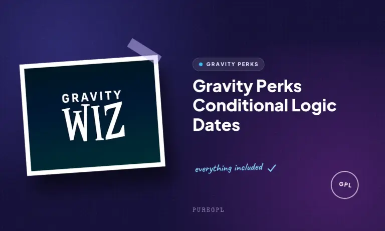 gravity perks conditional logic dates