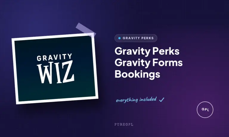 gravity perks gravity forms bookings