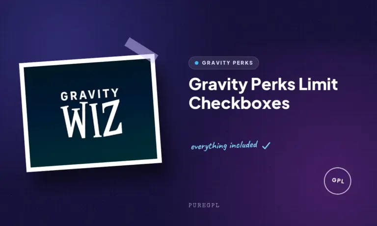 gravity perks limit checkboxes