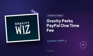 gravity perks paypal one time fee