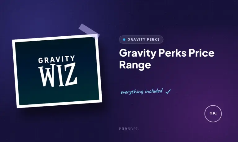 gravity perks price range
