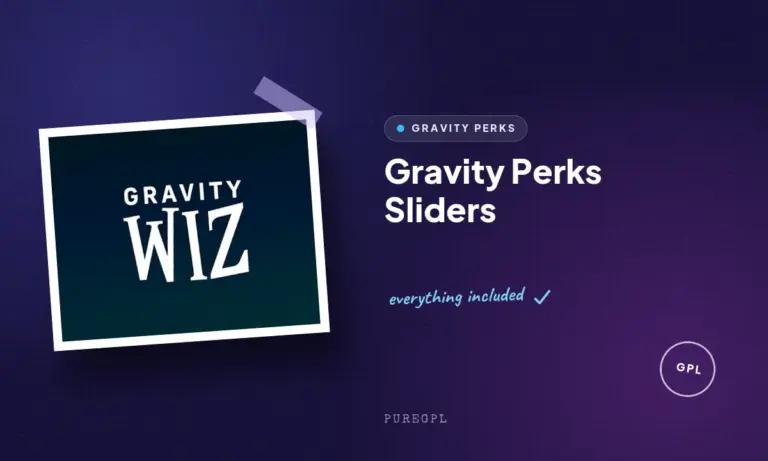 gravity perks sliders