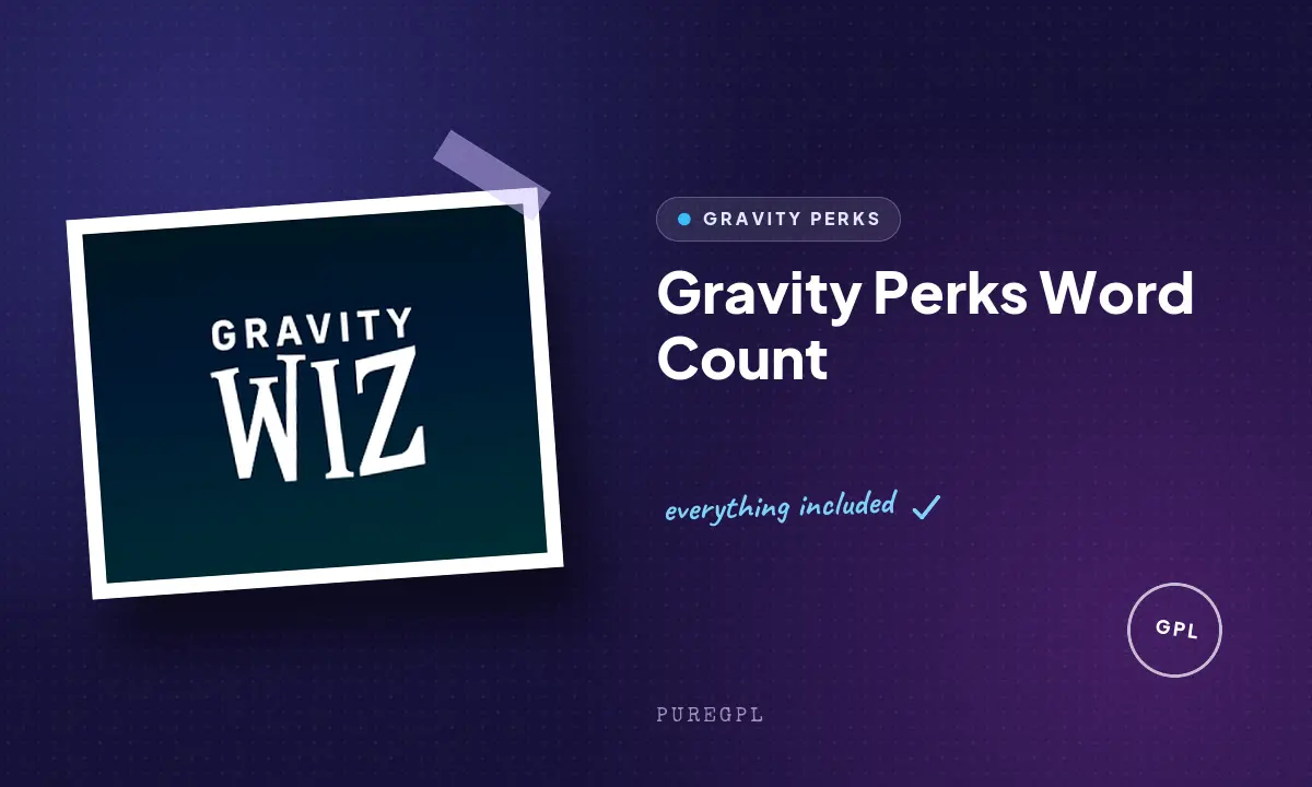 Gravity perks | Word Count