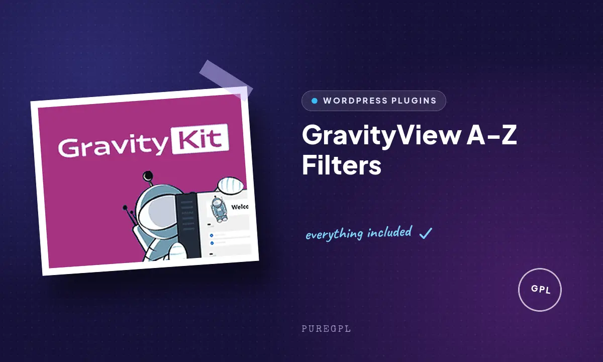 Gravitykit | GravityView A-Z Filters