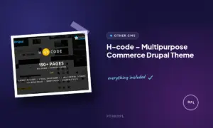 h code multipurpose commerce drupal theme