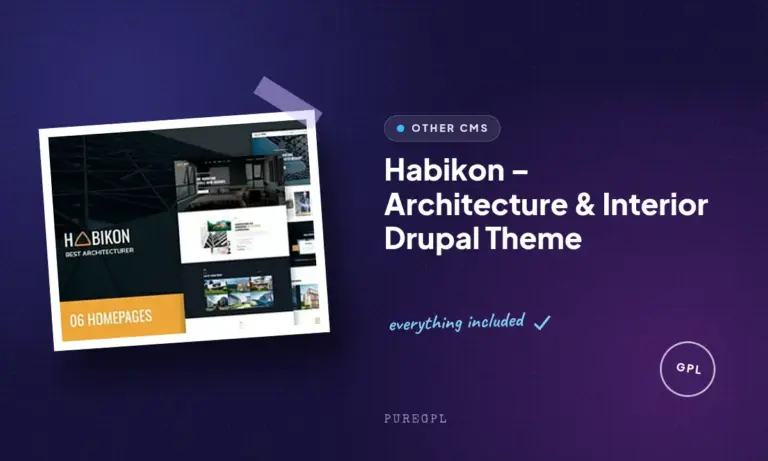 habikon architecture interior drupal theme