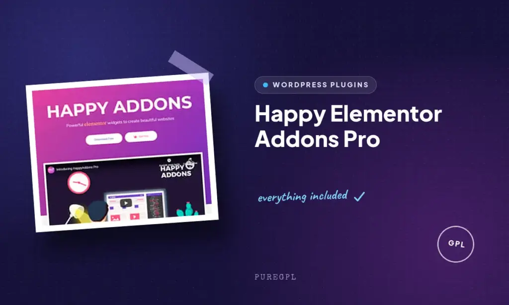 happy elementor addons pro