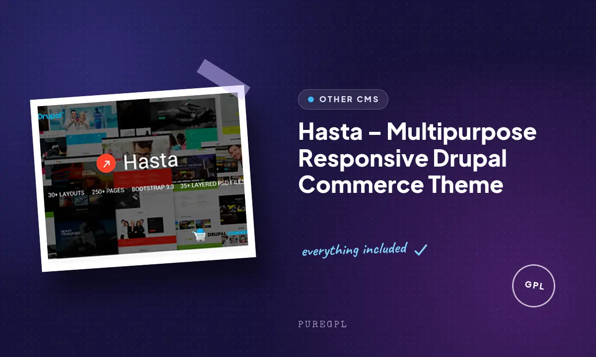 Hasta – Multipurpose Responsive Drupal Commerce Theme
