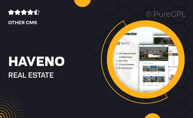 haveno real estate property elementor template kit