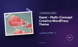 hazel multi concept creative wordpress theme