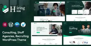 Hiring Hub – Staffing Agencies WordPress Theme