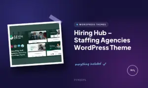 hiring hub staffing agencies wordpress theme