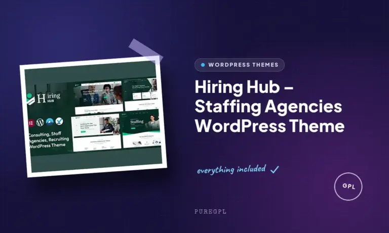 hiring hub staffing agencies wordpress theme