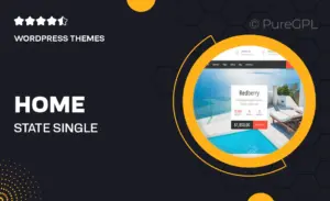 HOME STATE – Single Property Real Estate WordPress Theme