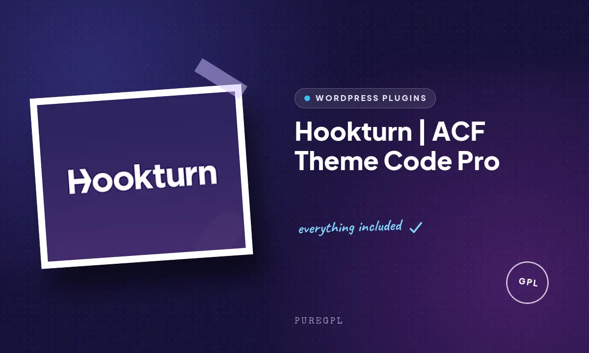 Hookturn | ACF Theme Code Pro
