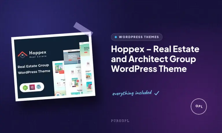hoppex real estate and architect group wordpress theme