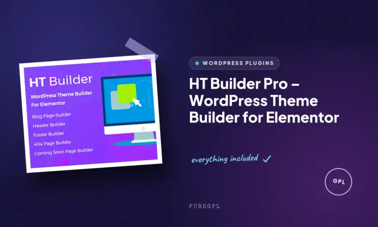ht builder pro wordpress theme builder for elementor