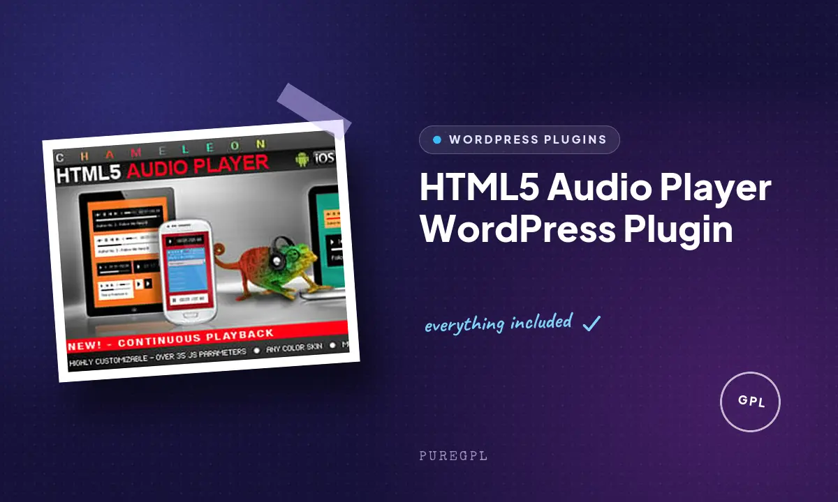 HTML5 Audio Player WordPress Plugin