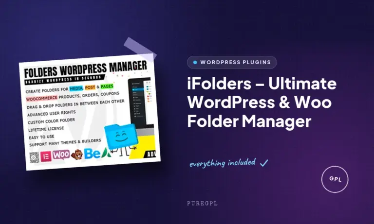 ifolders ultimate wordpress woo folder manager