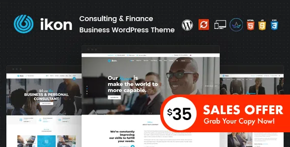 ikon consulting wordpress theme 1