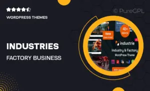 Industries – Factory Business WordPress Theme