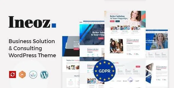 ineoz business consulting wordpress theme 1