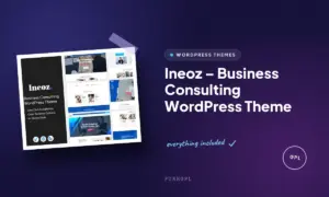 ineoz business consulting wordpress theme