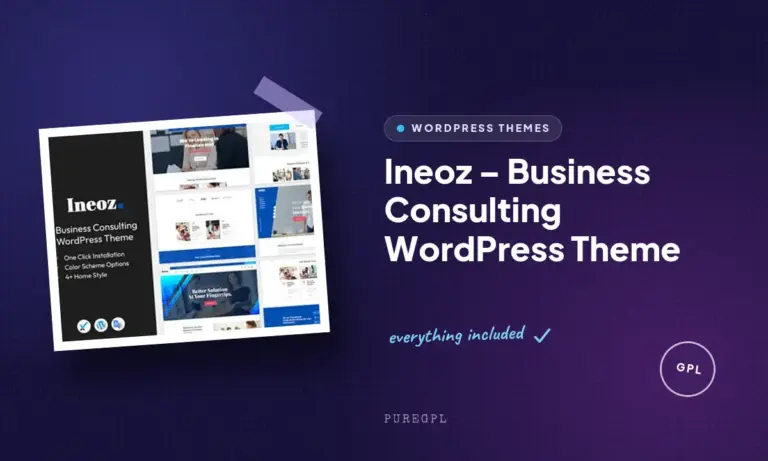 ineoz business consulting wordpress theme