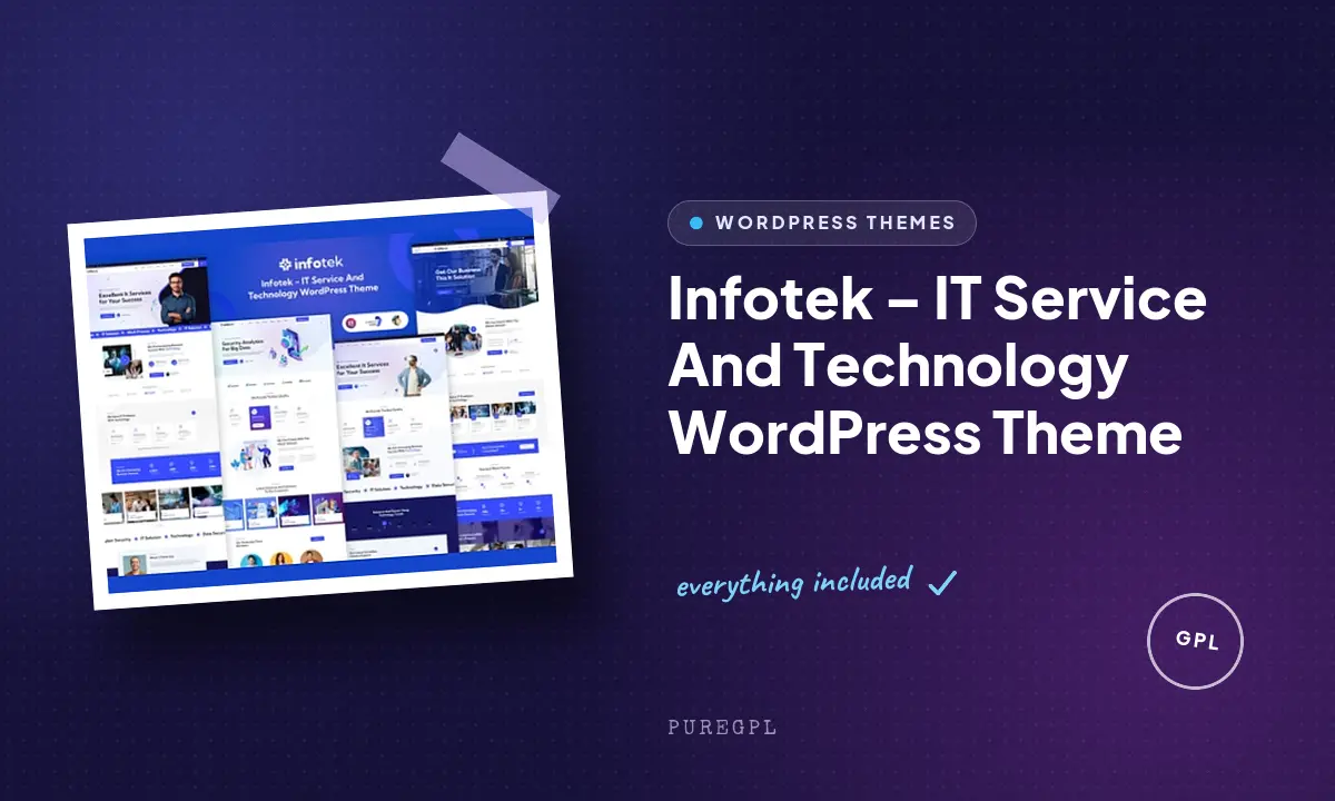 Infotek – IT Service And Technology WordPress Theme