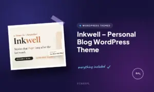 inkwell personal blog wordpress theme