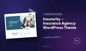 insurerity insurance agency wordpress theme