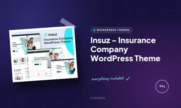insuz insurance company wordpress theme