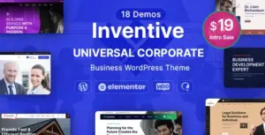 Inventive – Multi-Purpose Business WordPress Theme