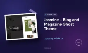 jasmine blog and magazine ghost theme