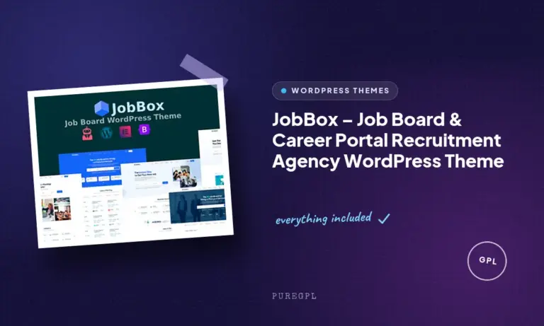 jobbox job board career portal recruitment agency wordpress theme