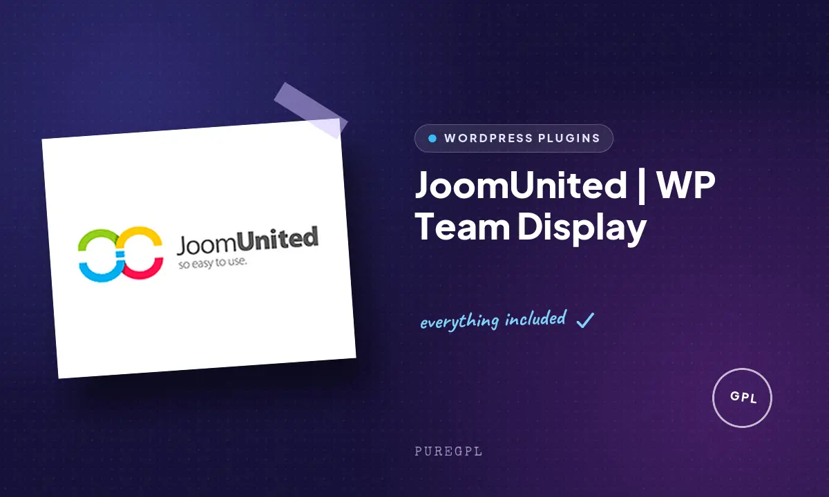 JoomUnited | WP Team Display