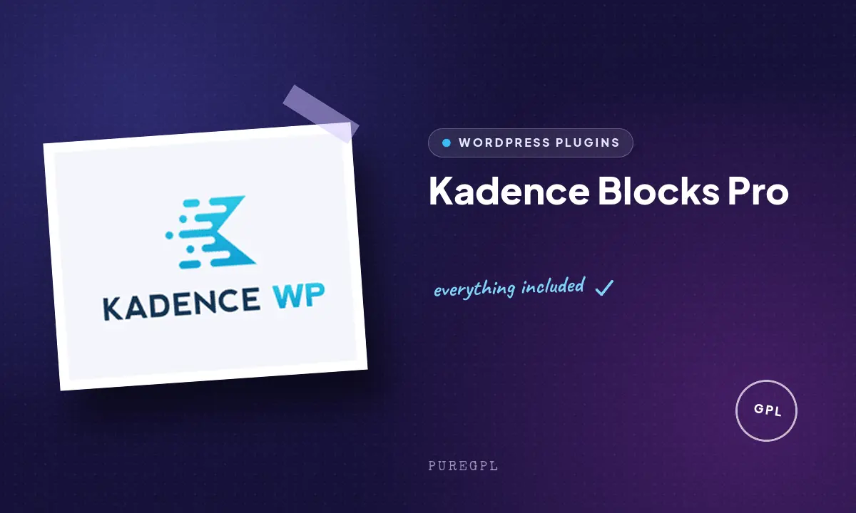 Kadence wp | Kadence Blocks Pro