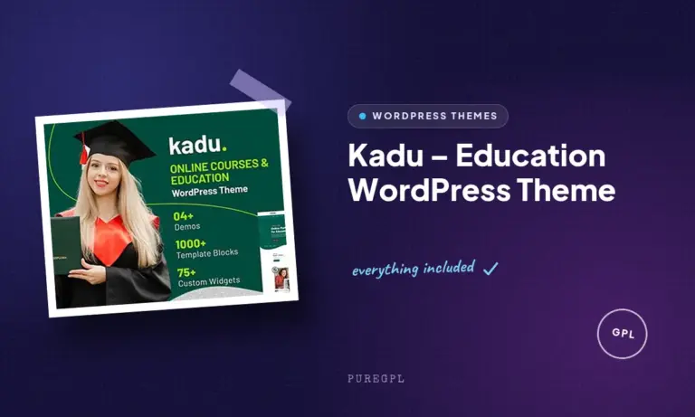 kadu education wordpress theme